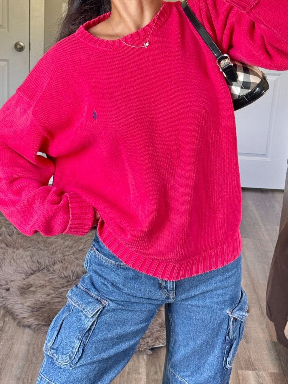 Vintage Y2K Polo Ralph Lauren Knit Sweater Size XL Preppy Pullover Quiet Luxury